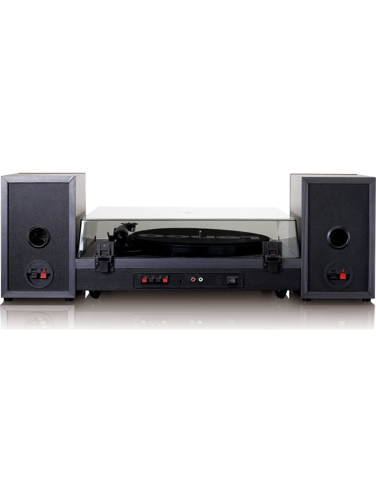 Lenco LS-300BK Ahşap Harici Hoparlörlü Bluetooth Pikap