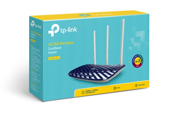 TP-Link Archer C20 AC750 KABLOSUZ DUAL BAND ROUTER