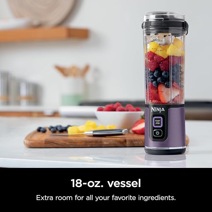 Ninja Blast Portable Blender Purple 530 Ml. (BC151EUPR)