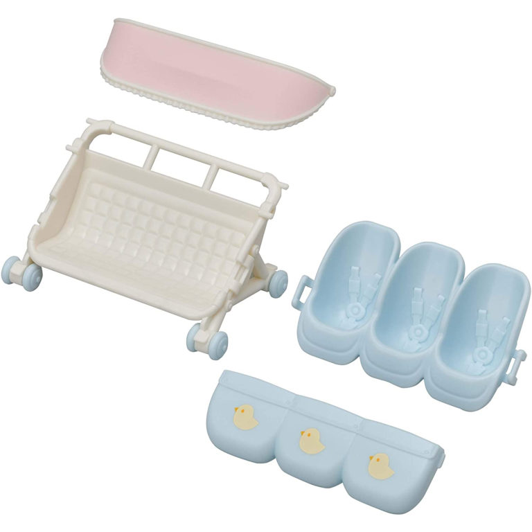 101366 Sylvanian Families Üçüzler Bebek Arabası