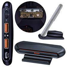 Baseus Gamo Mobile GA01 Oyun Adaptörü 2xUSB HUB Siyah