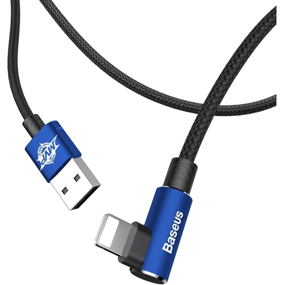 Baseus Mvp Elbow 1.5A Lightning Data Charge Kablo 2M Mavi