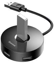 Baseus Yuvarlak Kutu USB Hub Siyah