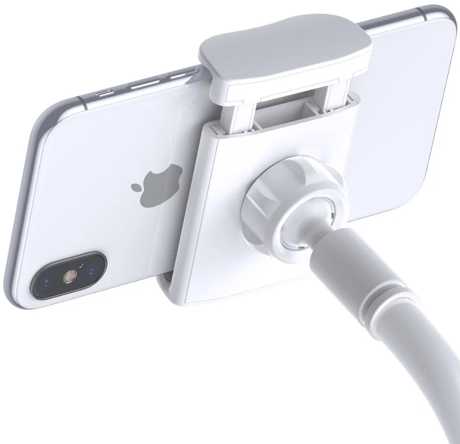 Baseus Unlimited Ayarlanabilir Tembel Telefon Tutucu Gümüş