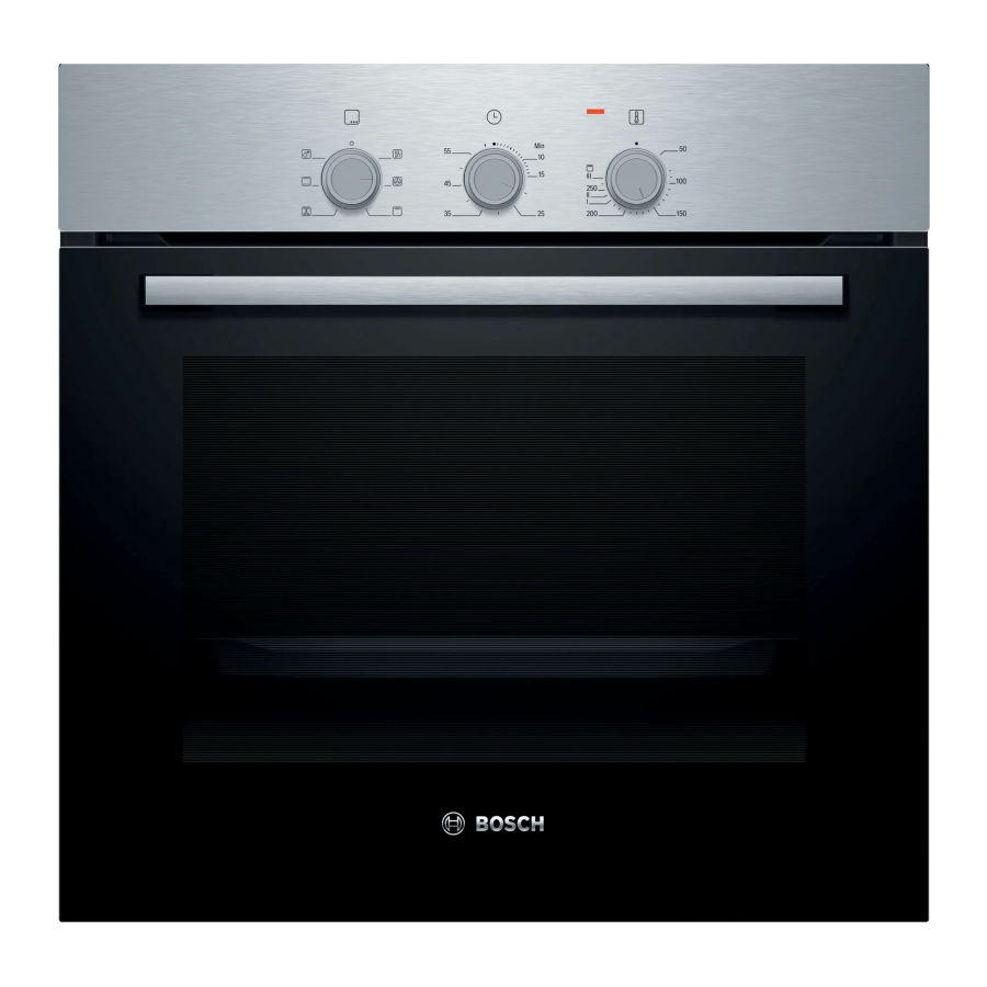 Bosch HBF011BR0Q Seri 2 Turbo Ankastre Fırın 60x60cm - Gümüş