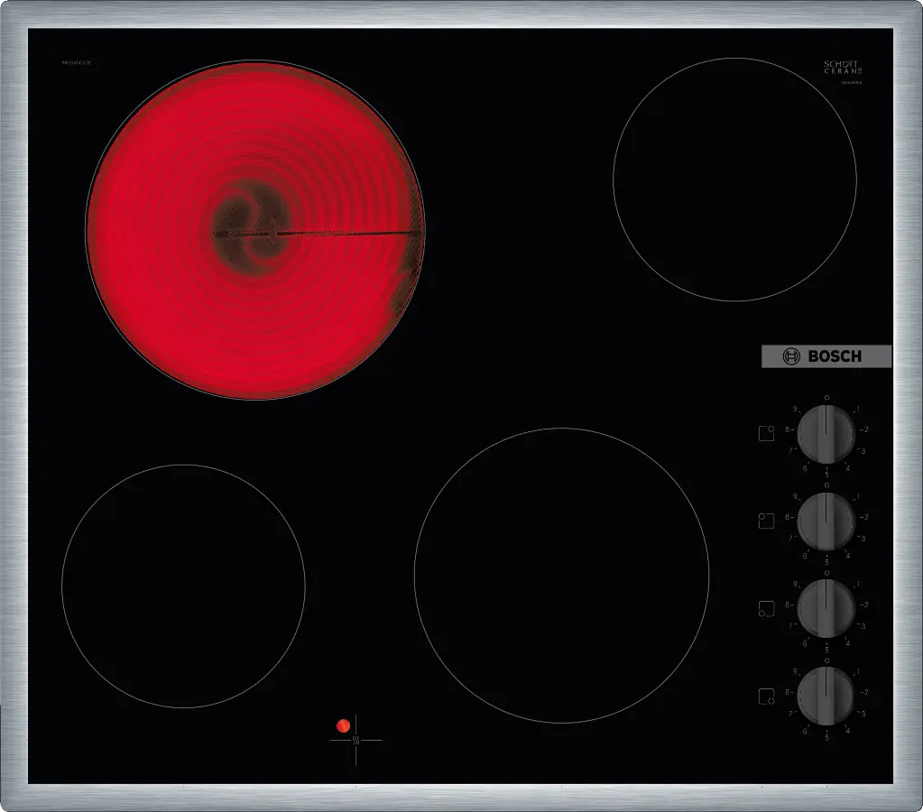 Bosch Serie 2 Electric Hob 60cm Black Surface PKE645CA2E