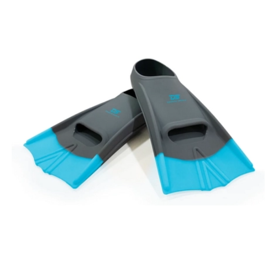 Dawson Sport Speed Fins Gri/Aqua - UK 5- 7 15-152