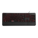 Everest KB-R61 Parlak Siyah USB 3 Renkli Arkadan Aydınlatmalı Q Sabit Bilek Desteği Multimedya Klavye