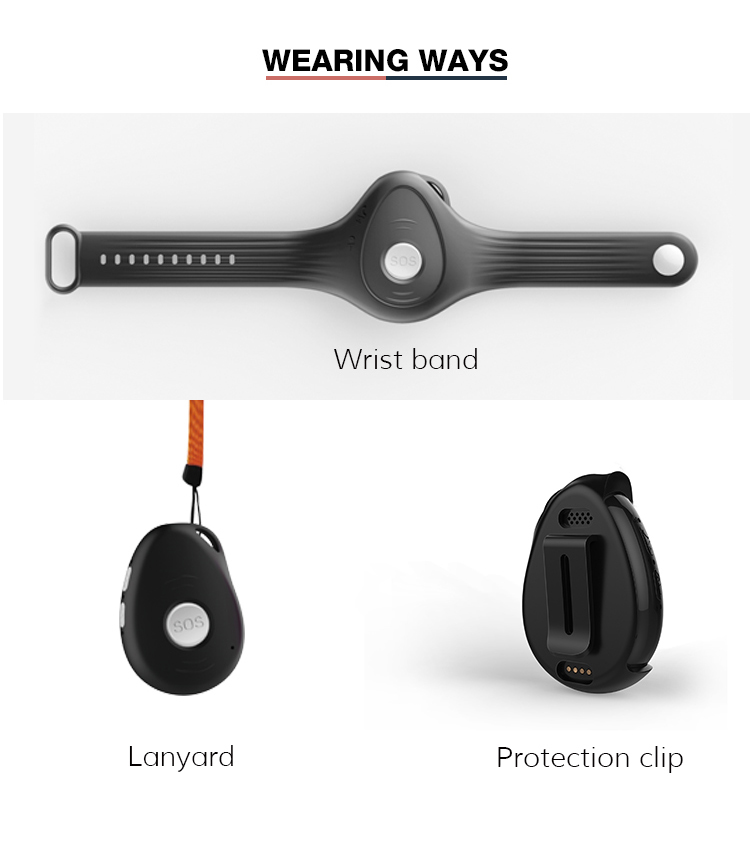 Eview Personal Alarm Bileklik GPS Tracker ev07s-WRISTBAND