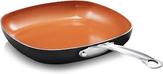 Gotham Steel Tri-Ceramal 10.25" Kare Shallow Tava - 1780