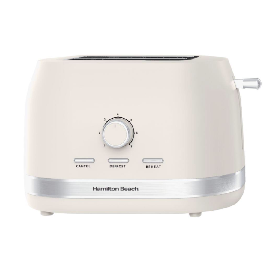 Hamilton Beach Ella 2 Slice Ekmek Kızartma Makinesi | Matte Krem HBT1322MC