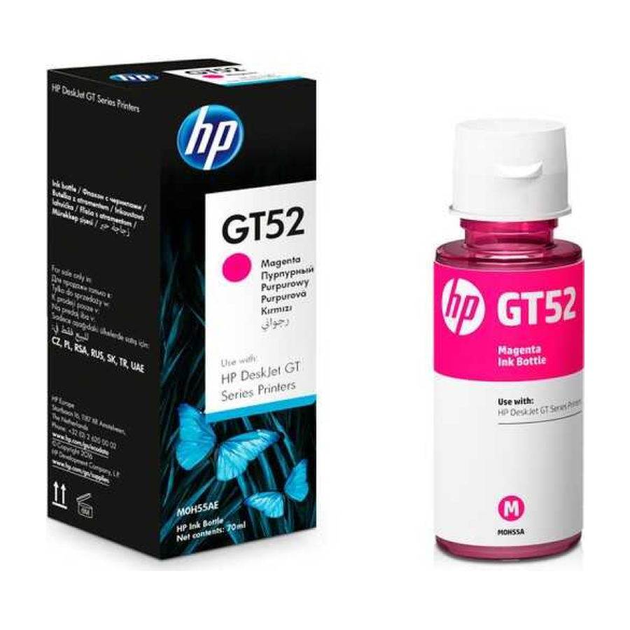 HP GT52 Eflatun Orijinal Mürekkep Şişesi (M0H55AE) 70ml