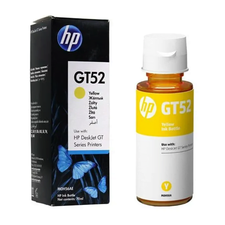 HP GT52 Sarı Orijinal Mürekkep Şişesi (M0H56AE)