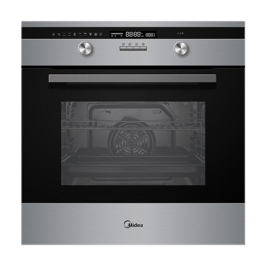 Midea 65DAE40139 Ankastre Fırın | 60 cm, 9 Fonksiyon, Dijital Ekran, 3000 W