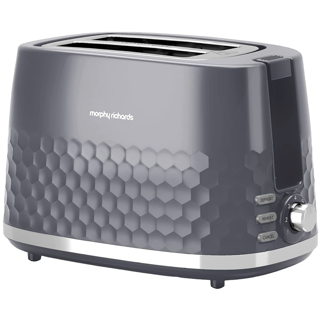 Morphy Richards 220033 Hive 2 Slice Ekmek Kızartma Makinesi - Gri