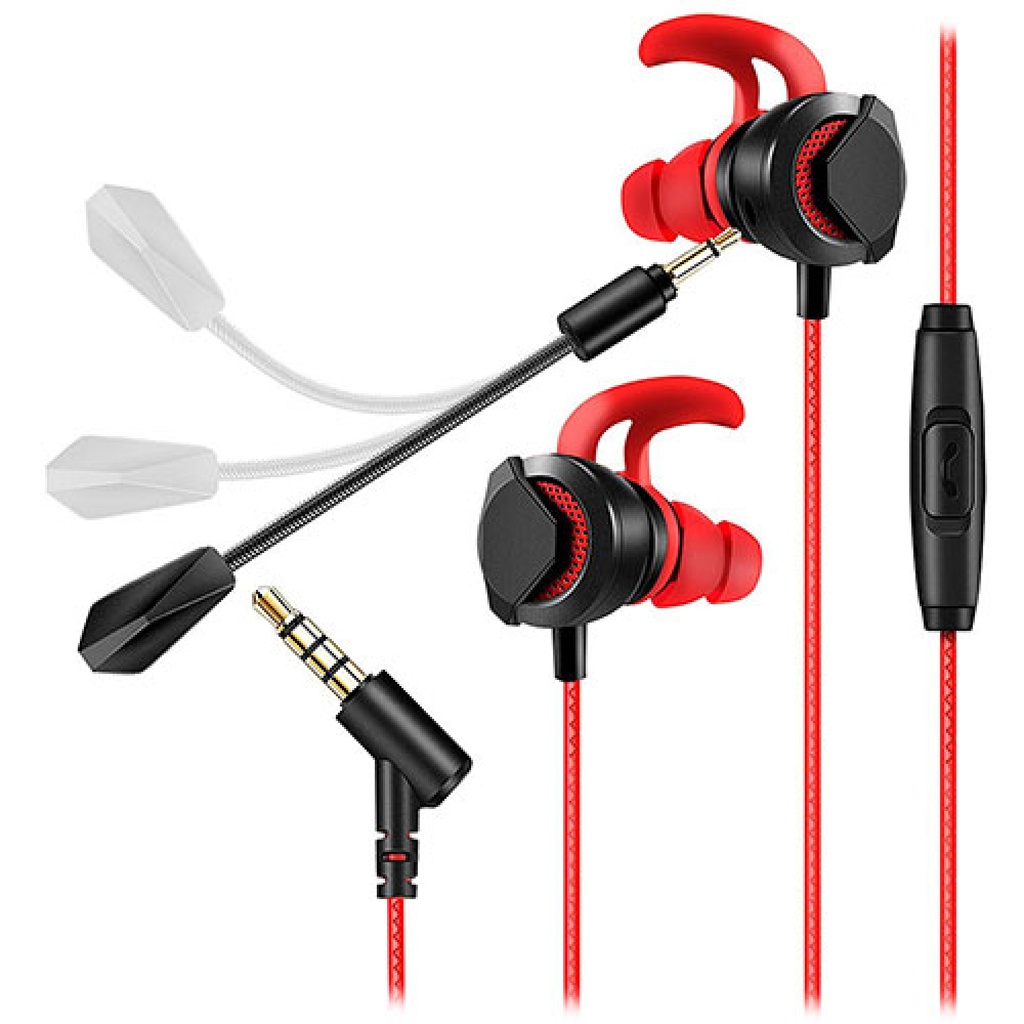 Rampage MG-6 3,5mm Gaming Siyah / Kırmızı Gaming Kulaklık Seti with Mikrofon