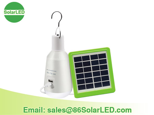 Şarj Edilebilir Ampul WITH/Güneş Enerjili Panel Seti