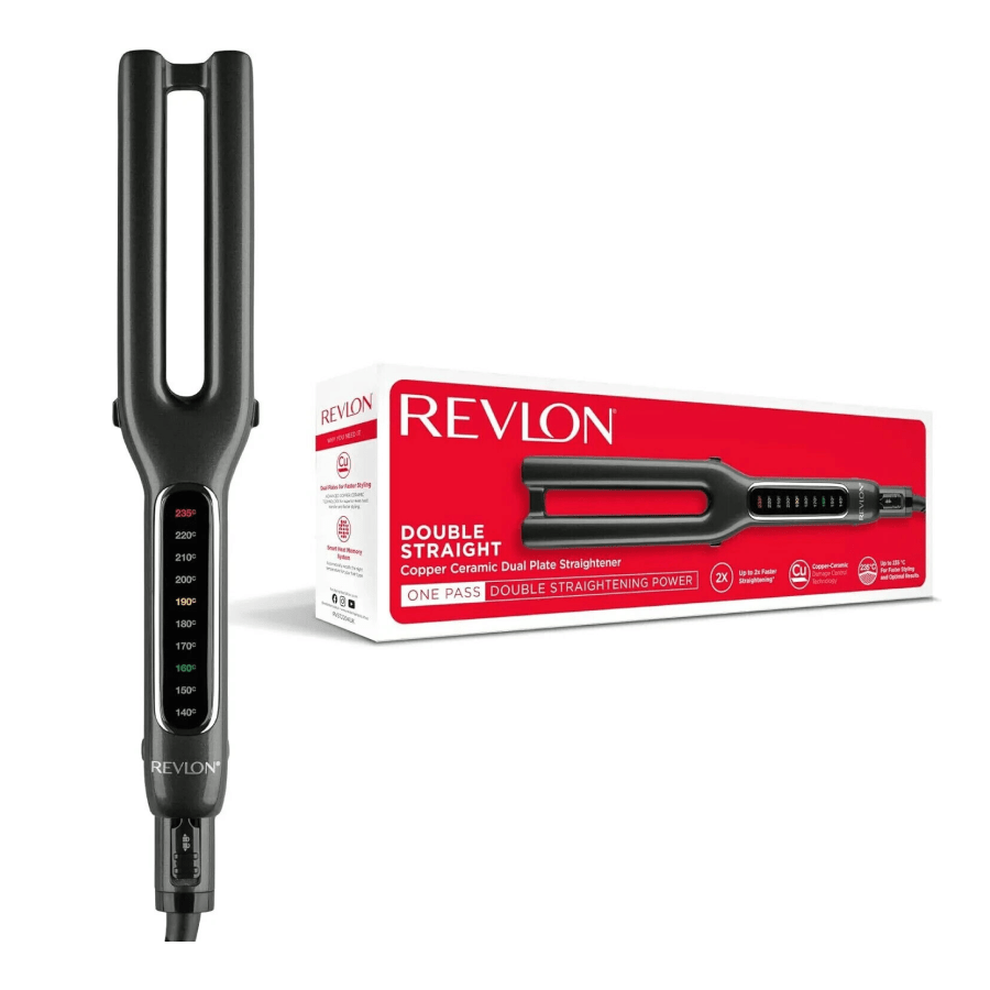 Revlon Çift Straight Bakır Ceramic Çift Plate Saç Düzleştirici RVST2204UK