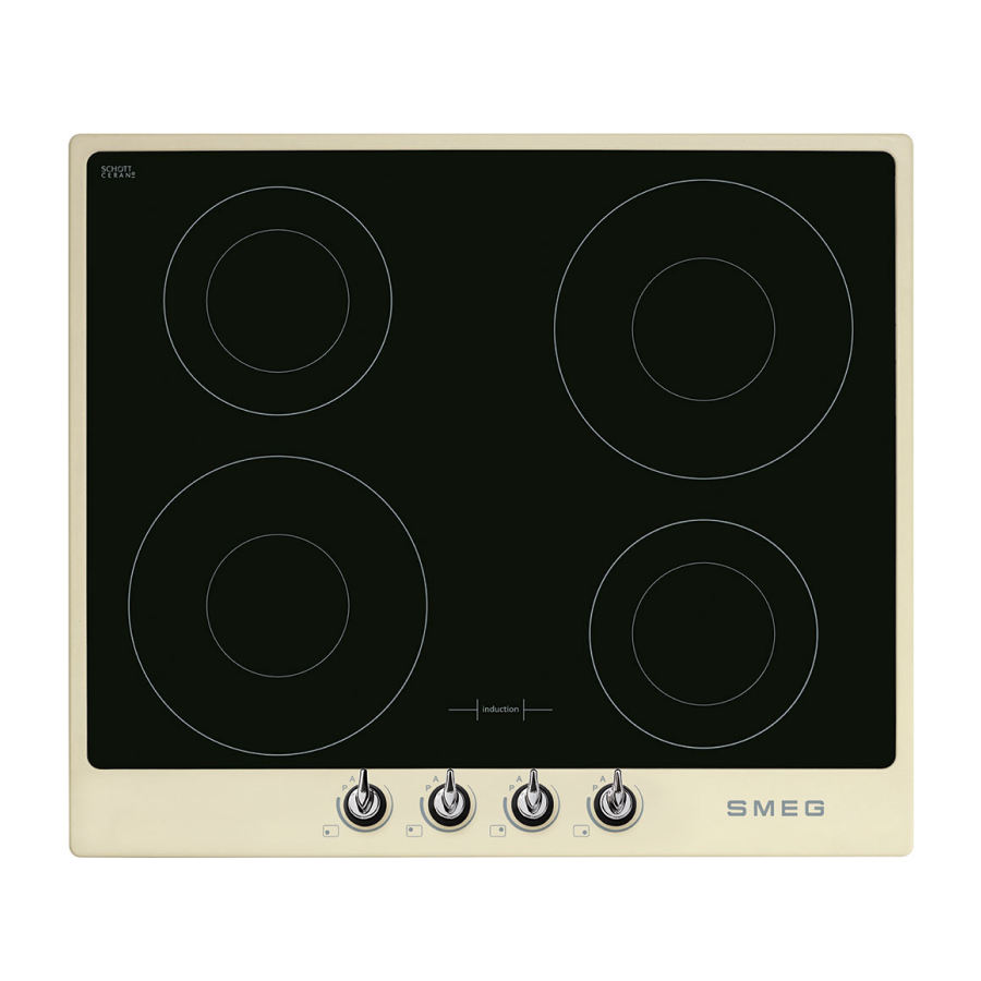 Smeg SI964PM 60cm Induction Krem Hob "Victoria Aesthetic"