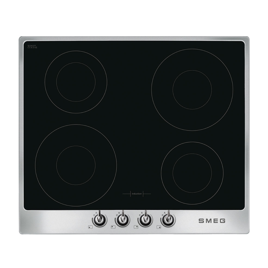 Smeg SI964XM 60cm Induction Paslanmaz Çelik Hob "Victoria Aesthetic"