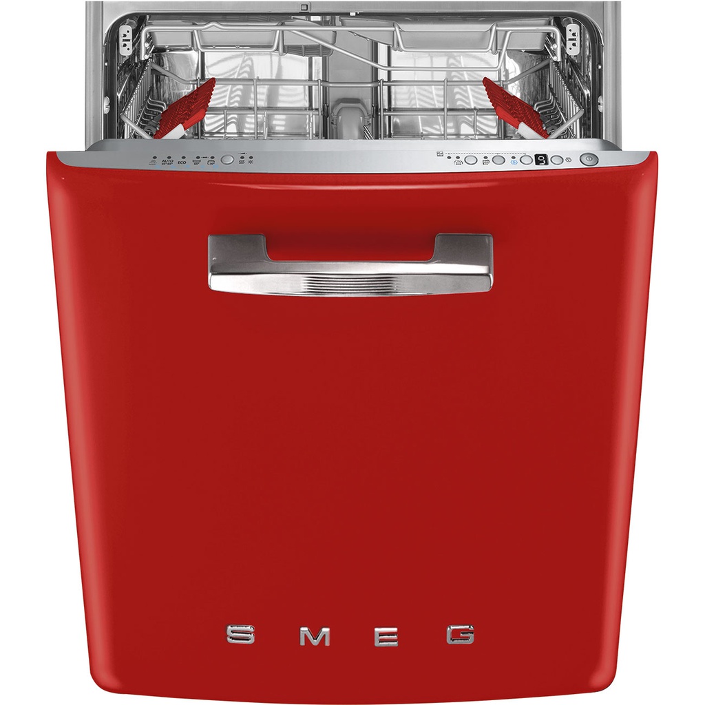 Smeg STFABRD3 Tezgah Altı Ankastre Bulaşık Makinesi, 50'ler Tarzı Estetik