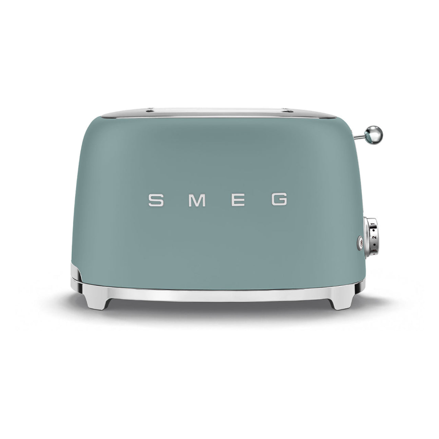 Smeg TSF01EGMEU Toaster "50's Style Aesthetic" - Emerald Green