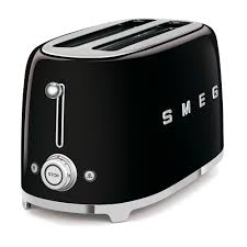 Smeg TSF02BLEU "50's Style Aesthetic" Toaster - Black