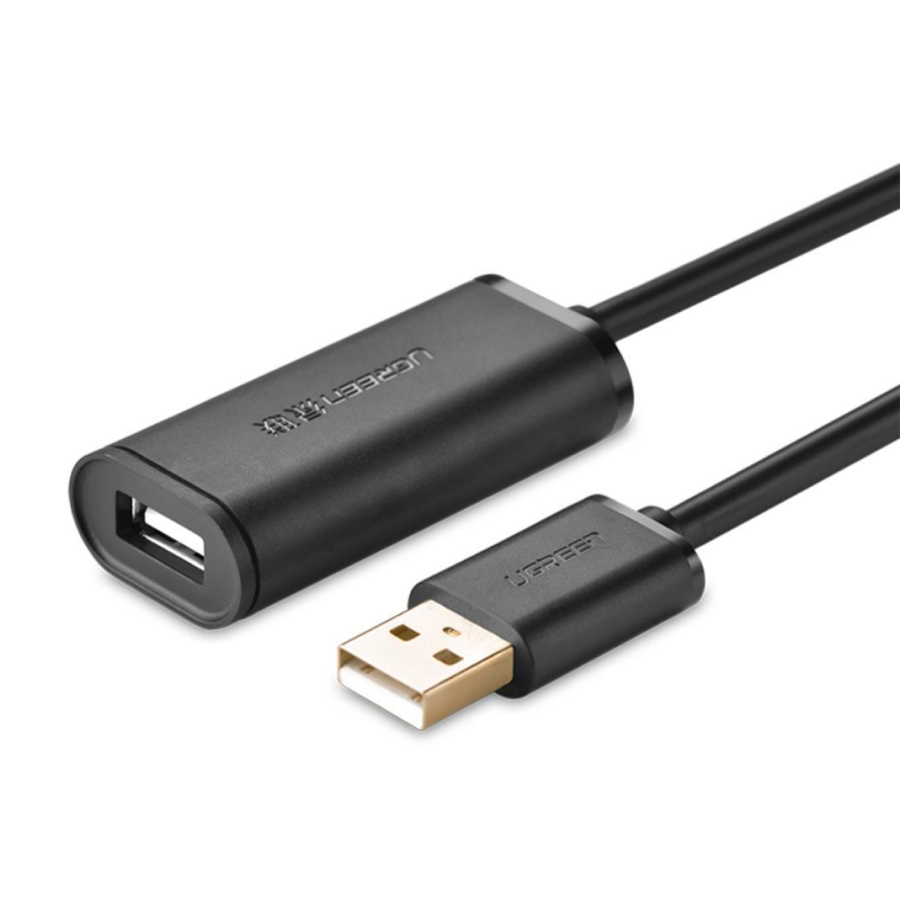 Ugreen 10317 USB 2.0 A Erkek - A Dişi Kablo 3m - Siyah