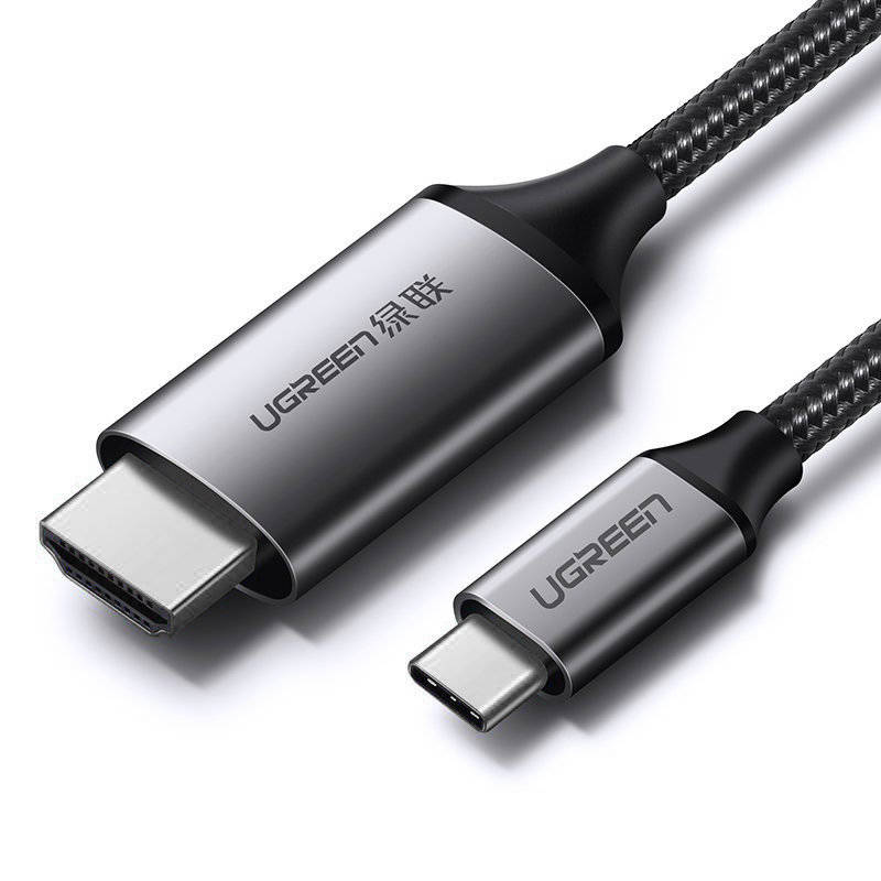 Ugreen MM142-50570 USB-C to 4K HDMI Kablo - 1.5m - Gri