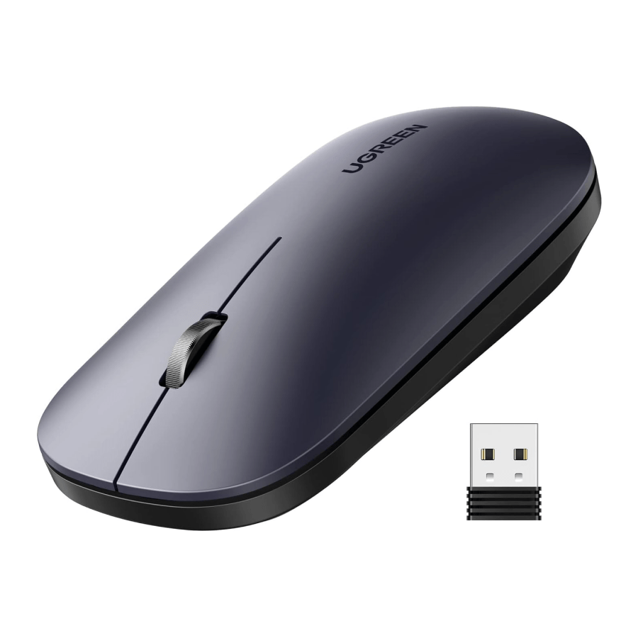 Ugreen MU0001-90372 Kablosuz Mouse, 2.4 GHz 4000 DPI - Siyah
