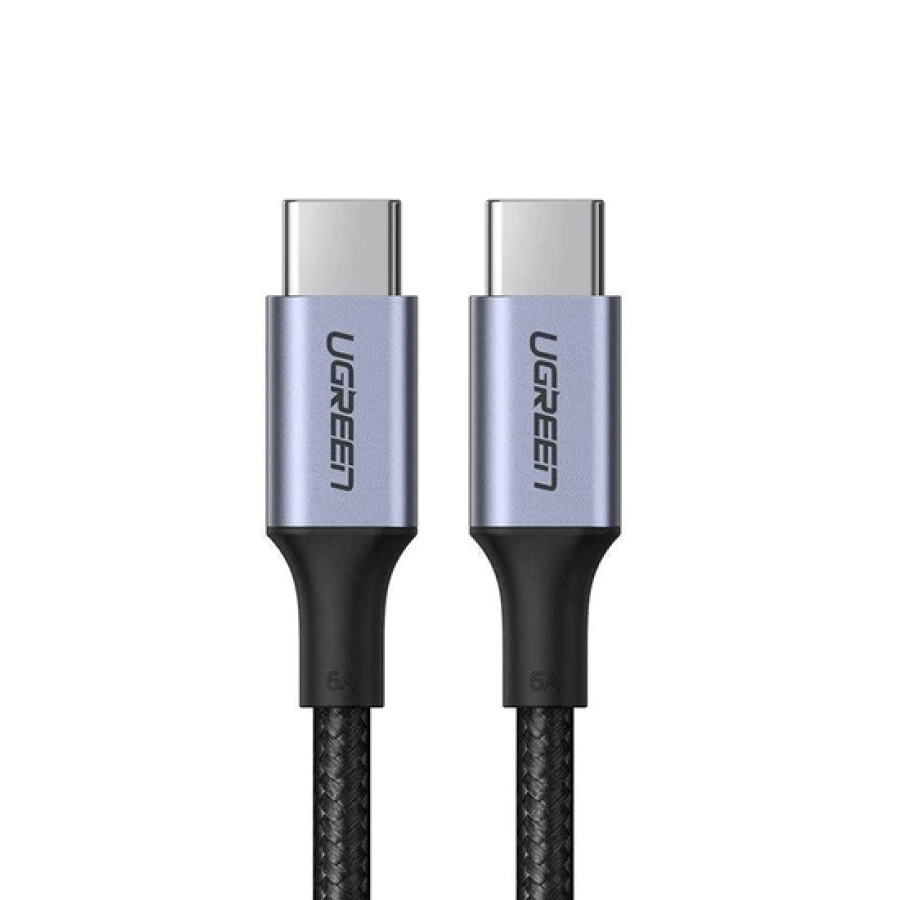 Ugreen US316 USB-C - USB-C Kablosu PD Hızlı Şarj 2m Siyah 100W Kablo 70429B