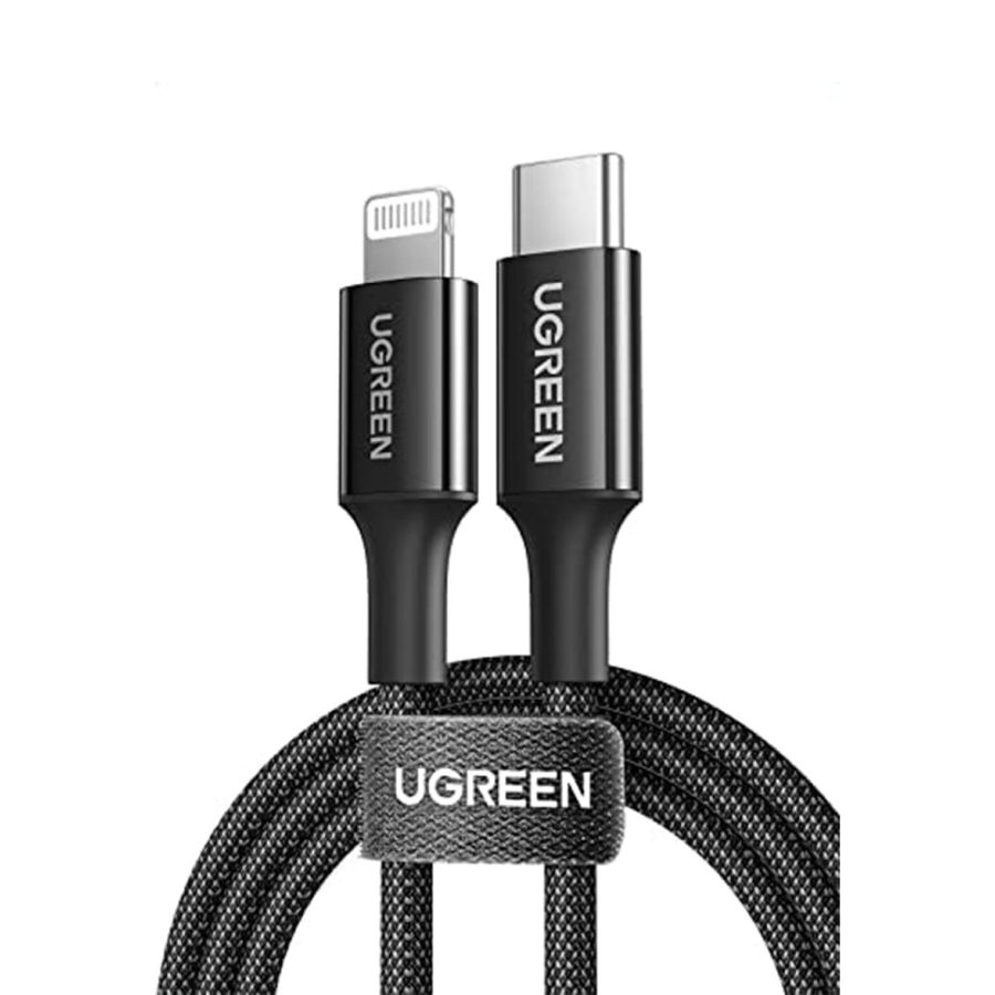Ugreen USB C - Lightning 1 Metre Hızlı Şarj Kablosu - Siyah