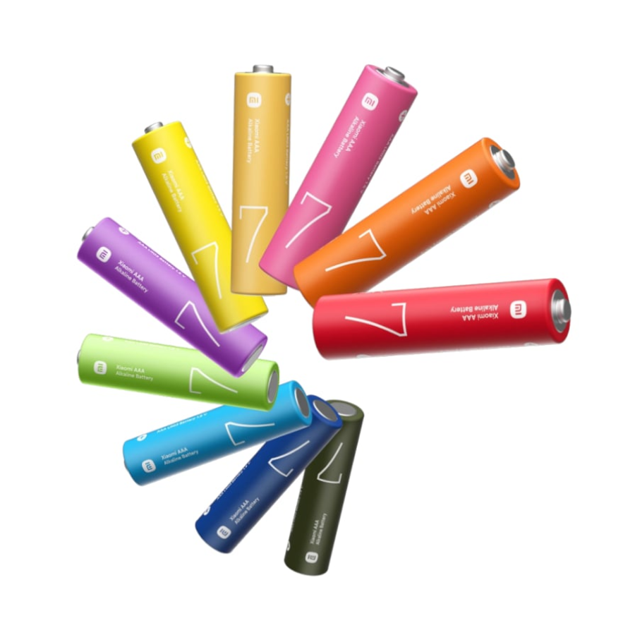 Xiaomi AAA Rainbow 7 Piller (10 Piece)