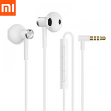 Xiaomi Mi Çift Driver Kulaklıklar Beyaz Jack
