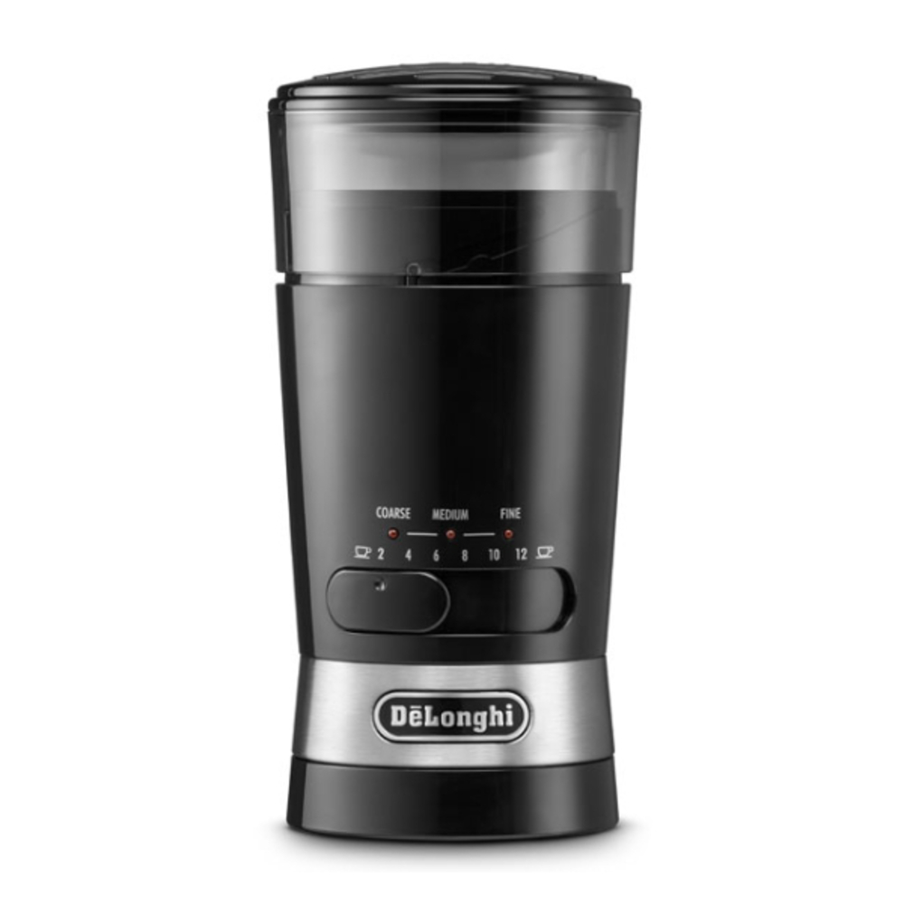 DeLonghi KG210 Electric Coffee Grinder Stainless Steel Blade 170W Black