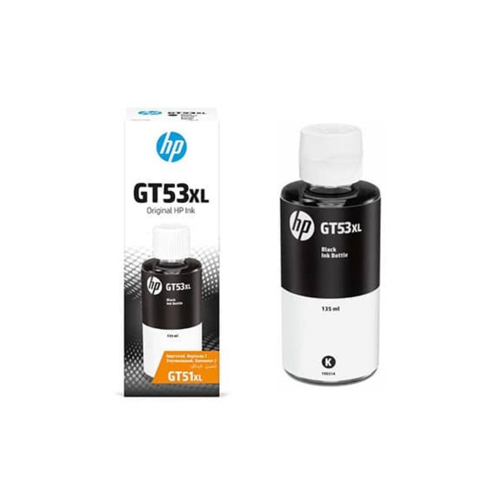 HP GT53XL 135ml Siyah Orijinal Mürekkep Kartuşu