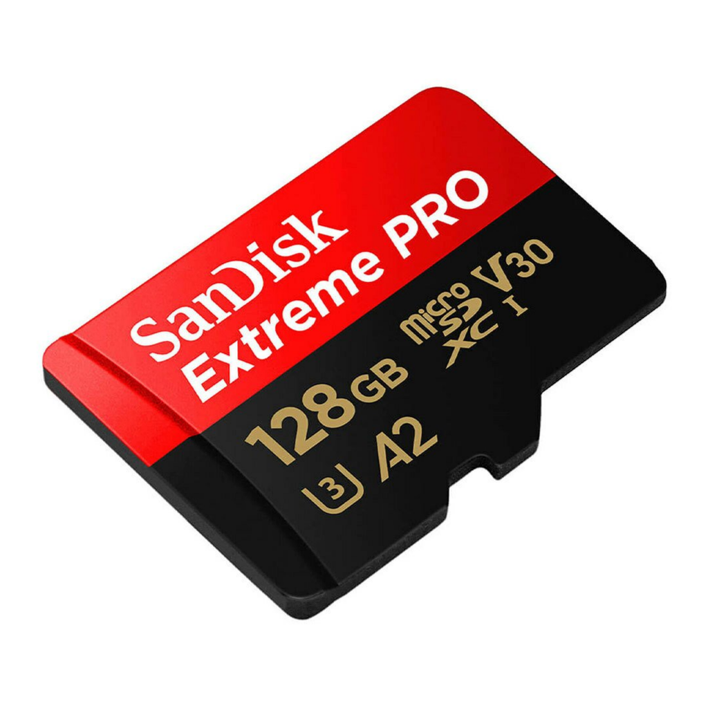 SanDisk Extreme PRO SDSQXCD-128G-GN6MA MicroSDXC  Memory Card with adapter