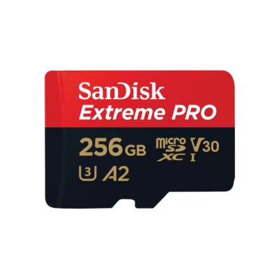 SanDisk 256 GB Extreme PRO microSDXC card + SD adapter  up to 200 MB/s 