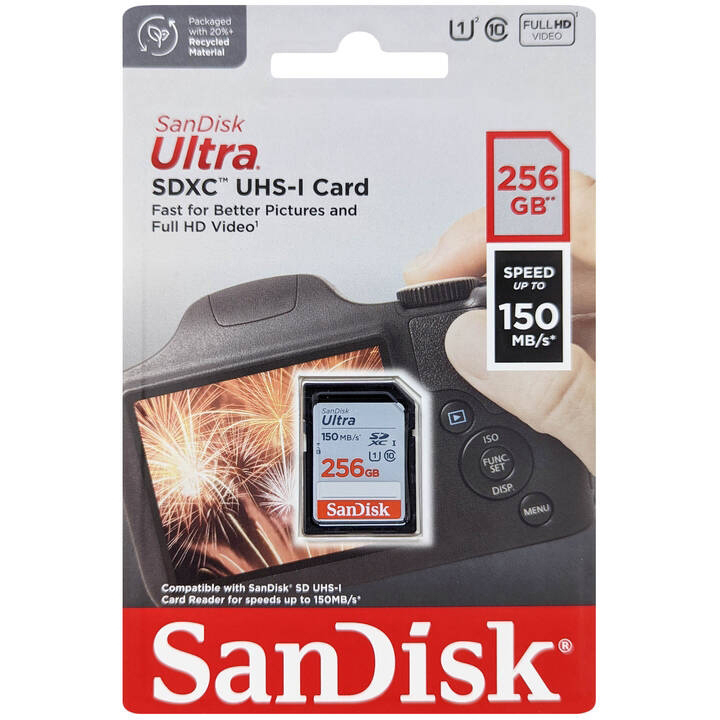 SanDisk 256GB Ultra SDSDUNC SD Hafıza Kartı
