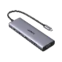 Ugreen 10 in 1 USB-C HUB 3xUSB-A 3.0 + USB-C 100W PD + SD/TF + RJ45 + 4K HDMI + VGA + 3.5mm 15601