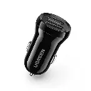 Ugreen Dual USB-A 24W Car Charger BK 50875B