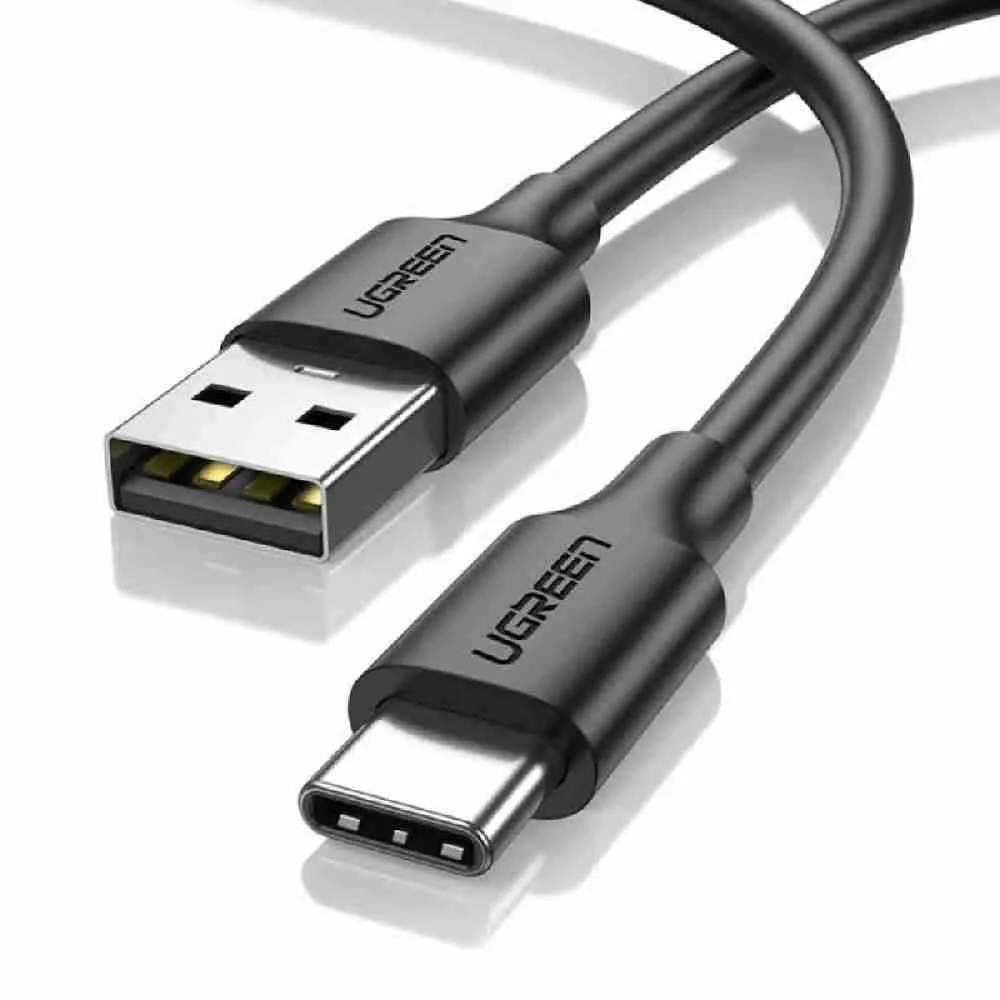 Ugreen Usb 3.0 A Male to Type C Male Cable Nickel Plating 1m Black