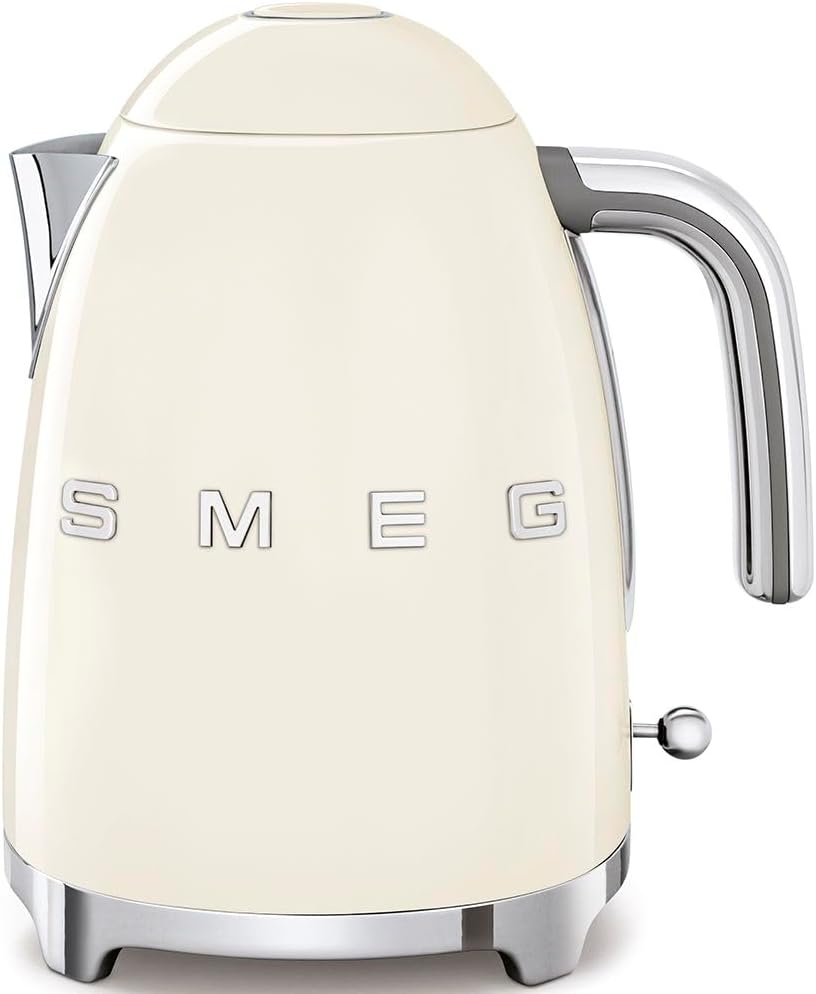 Smeg 50's Style Variable Temperature 1,7Lt. Çaydanlık, Krem - KLF04BLEU