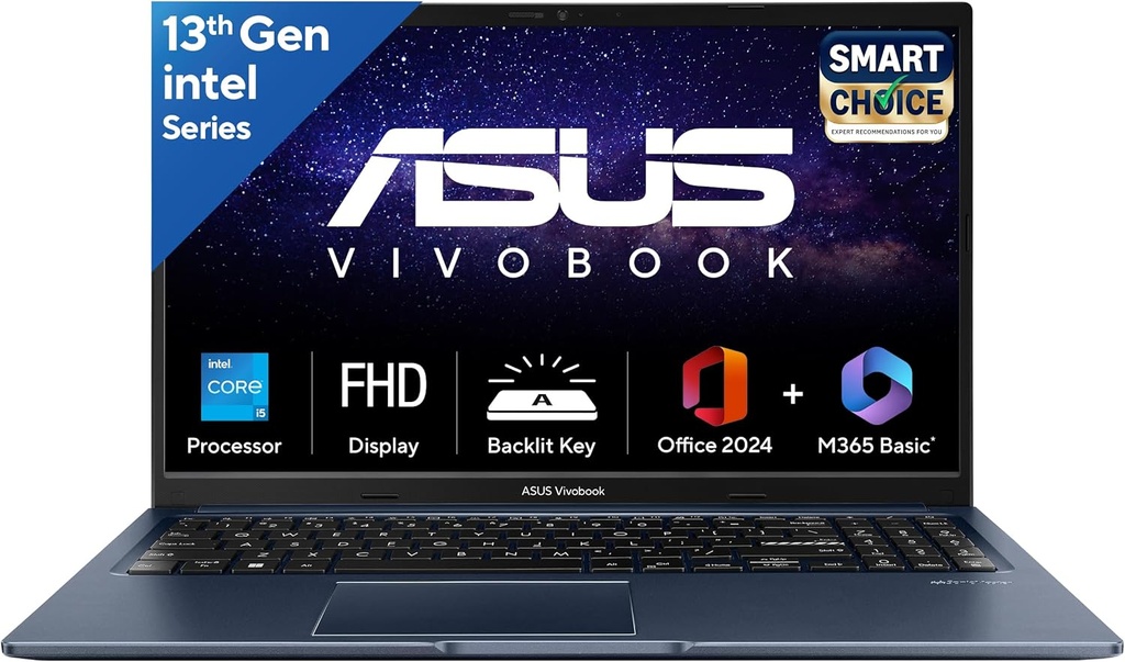 ASUS Vivobook 15.6" FHD X1502VA-BQ533 i5-13420H 16GB Ram, 512GB SSD