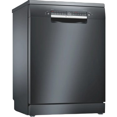 BOSCH D Enerji Sınıfı 6 Programlı 14 Kişilik Bulaşık Makinesi Siyah - SMS4HMB62T