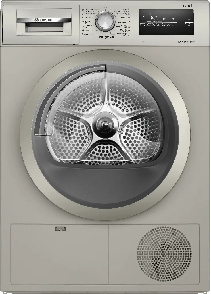 Bosch Serisi 4  Kurutma Makinesi Gümüş - WTN86202ME