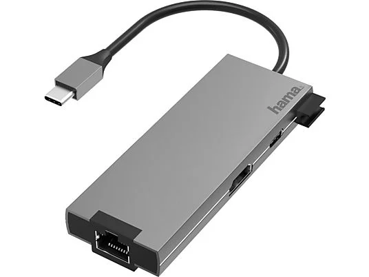 HAMA USB-C 3.1 Adaptör 2xUSB-A,1xUSB-C,1xHDMI,1xEthernet - HM.200109