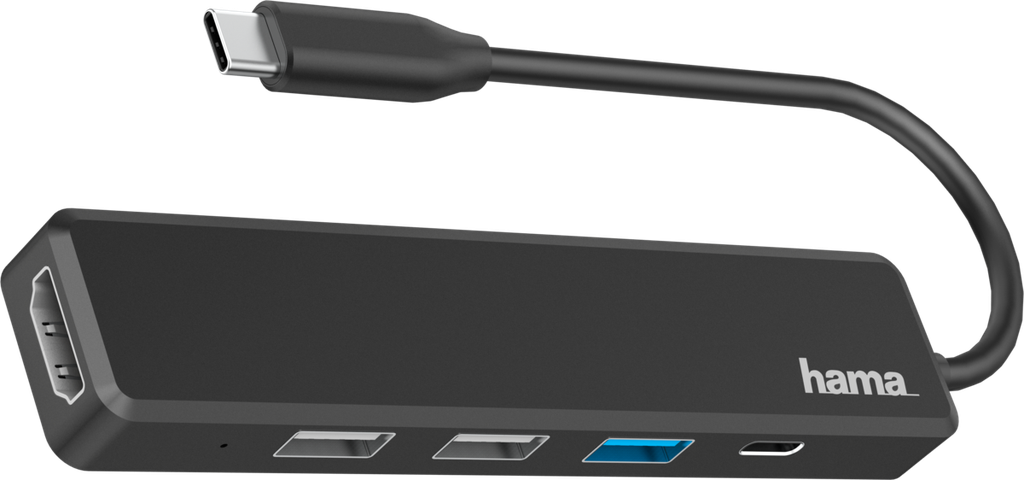 Hama USB Hub 5 Ports 3x USB-A + USB-C + HDMI - HM.200117
