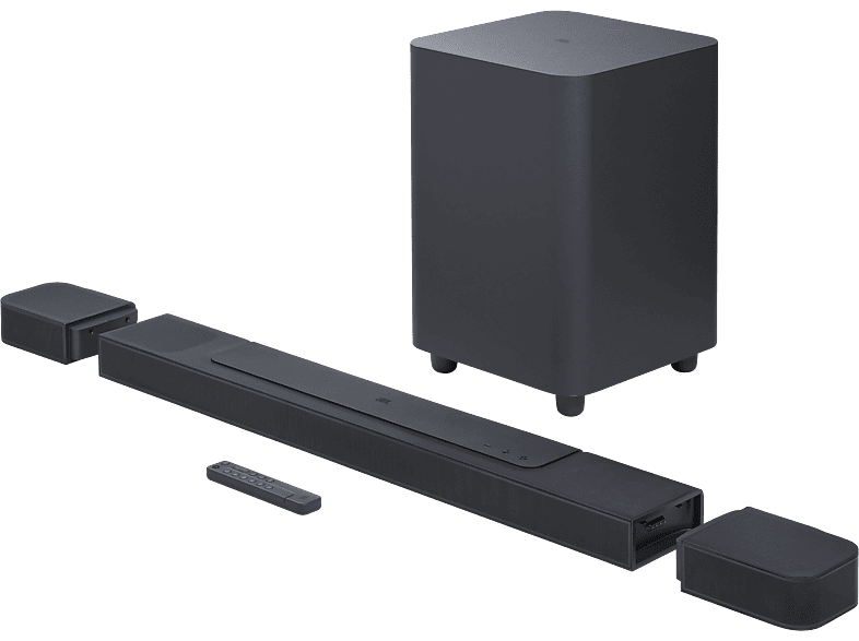 JBL Bar 1000 MultiBeam Dolby Atmos 7.1 Kanal 880W Soundbar ve Kablosuz Subwoofer - JB.JBLBAR1000PROBLKEP