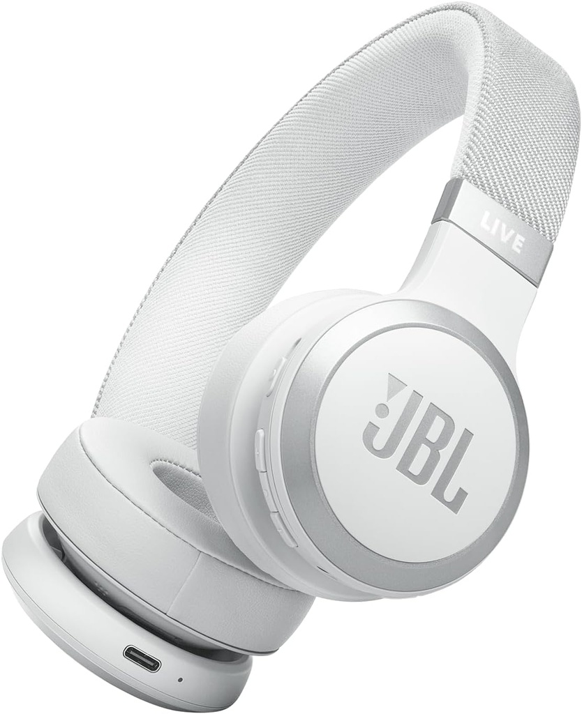 JBL Live 670NC Wireless On-Ear Headphone Beyaz - JB.JBLLIVE670NCWHT